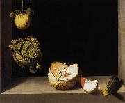 Juan Sanchez-Cotan Fruit Still Life (mk14) Norge oil painting reproduction
